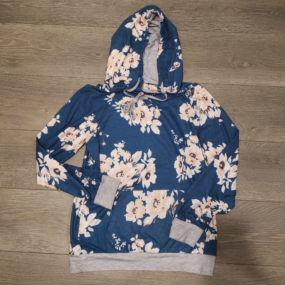 Floral hoodie